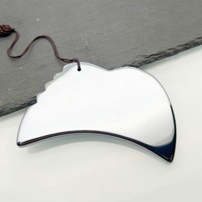 Plaque de beauté en argent Terahertz, outil de massage pour une expérience luxueuse et rajeunissante