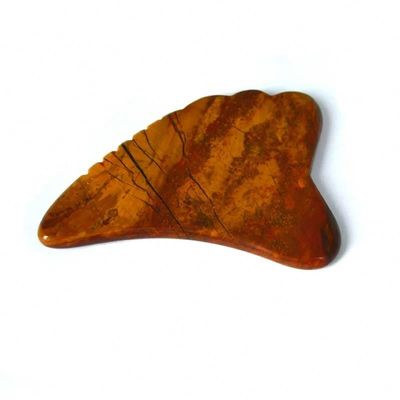 Tableau de massage à gratter Gua Sha Mookaite Jasper Outil facial 10cm*7cm*0.6cm Tableau de massage certifié ISO9001