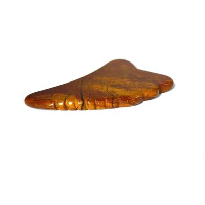Tableau de massage à gratter Gua Sha Mookaite Jasper Outil facial 10cm*7cm*0.6cm Tableau de massage certifié ISO9001