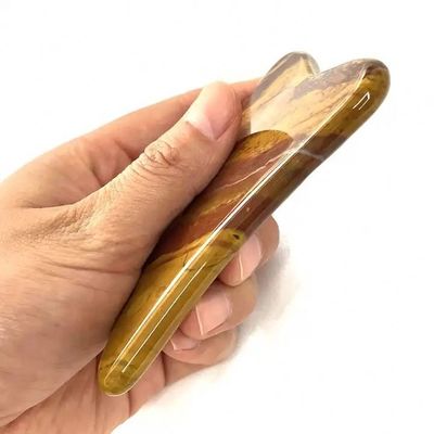 Tableau de massage à gratter Gua Sha Mookaite Jasper Outil facial 10cm*7cm*0.6cm Tableau de massage certifié ISO9001