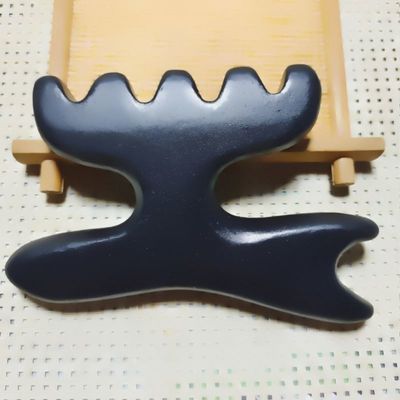 Massageur de pieds Gua Sha Thérapie Bian Stone Acupuncture Stick Outil de massage universel 112 * 12mm pierre naturelle