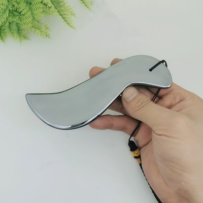 Spa de la peau Masseur de beauté faciale en forme de S Terahertz Gua Sha Masseur Scraping Outil avec logo personnalisé disponible