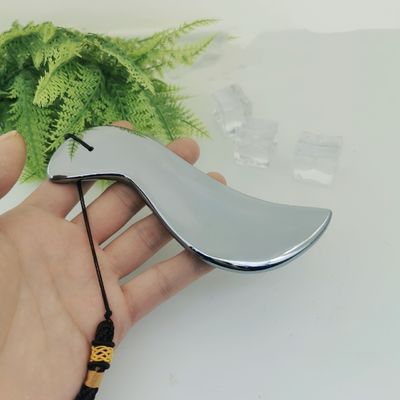 Spa de la peau Masseur de beauté faciale en forme de S Terahertz Gua Sha Masseur Scraping Outil avec logo personnalisé disponible