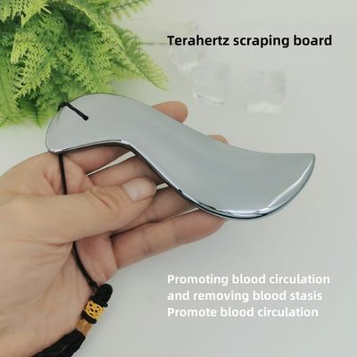 Spa de la peau Masseur de beauté faciale en forme de S Terahertz Gua Sha Masseur Scraping Outil avec logo personnalisé disponible