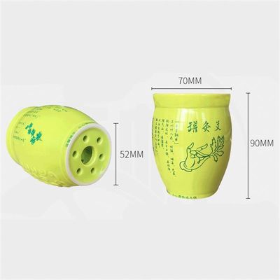 Fonction de massage corporel Coupe en céramique portable pour le dragage méridien et le traitement par moxibustion