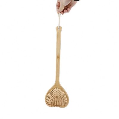 Grattoir personnel pour le ménage Bamboo Body Meridian Massage Longue poignée de marteau pour soulager les démangeaisons et Gua Sha