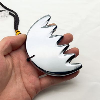 Massage de la tête Énergie naturelle Pierre Terahertz Léger Portable V Visage Beauté Soin Six Dents Rasage Peigne du cuir chevelu