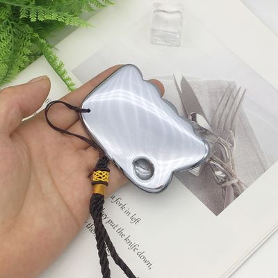 Style Terahertz Plaque de grattage outil de massage Gua Sha Guasha planche pour le dos masseur de corps argenté