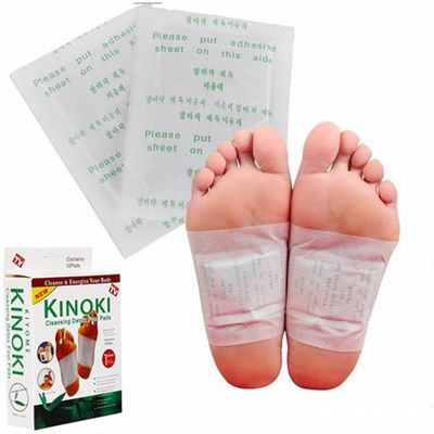 Fonction de massage 10 serviettes de désintoxication à base de plantes Pluies pour les pieds pour soulager le stress et le sommeil profond fournitures de thérapie de réadaptation