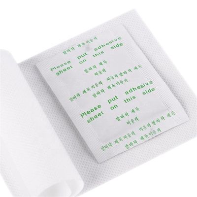 Fonction de massage 10 serviettes de désintoxication à base de plantes Pluies pour les pieds pour soulager le stress et le sommeil profond fournitures de thérapie de réadaptation