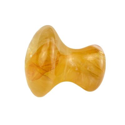 Équipement de massage corporel Naturel Jaune Citrine Champignon forme Gua Sha Pierre de massage pour la beauté du visage et les soins de la peau