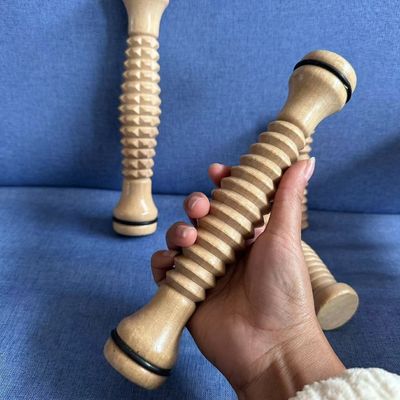 Équipement de massage corporel Therapie du bois Roller de pied Guasha Outils de massage pour le corps Gua Sha Massageur et soulagement de la fasciite plantaire