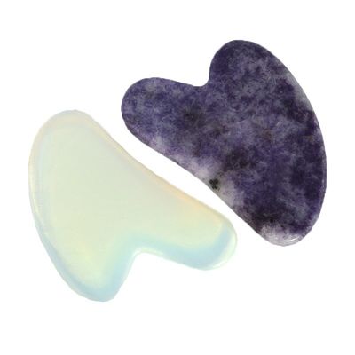 Outil de beauté Logo personnalisé disponible Opal Gua Sha Scraping Board pour le masseur facial