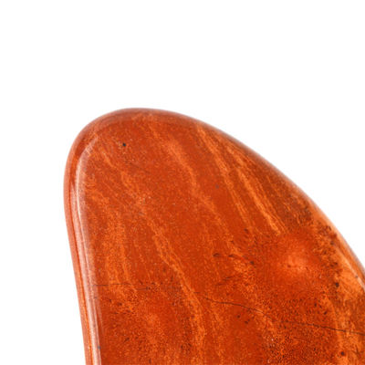 Massage corporel Outil de Guasha de jaspe rouge Jade pierre de soins du visage grattoir de peau Logo personnalisé Forme de cœur Face Outil de masseur Gua Sha