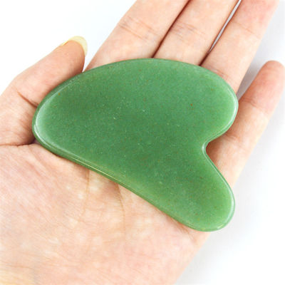 Logo personnalisé Disponibled Natural Jade Gua Sha Scraping Board pour la beauté du visage outil de massage du corps Spa de soins de santé de la peau