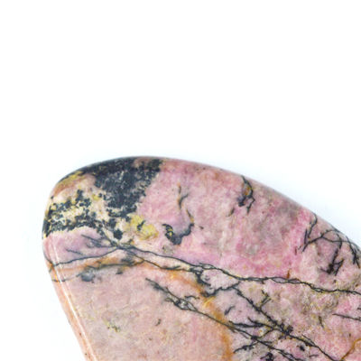 Fonction de massage musculaire en forme de cœur naturel Rhodonite Stone Gua Sha Scraping Board pour la beauté du visage et du corps Spa de soins de santé de la peau