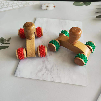 Équipement de massage corporel 2024 arrivées Naturel Eco-friendly Artisanat artisanal en bois Gua Sha Rouleau de masseur pour outils de massage