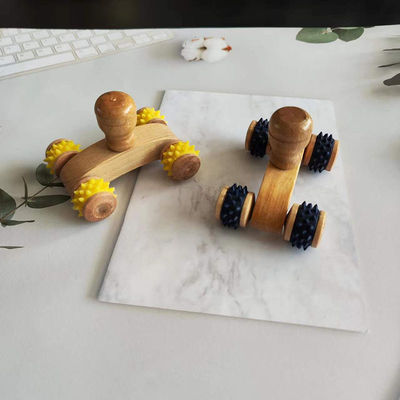 Équipement de massage corporel 2024 arrivées Naturel Eco-friendly Artisanat artisanal en bois Gua Sha Rouleau de masseur pour outils de massage