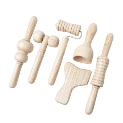 Massage musculaire Équipement de massage corporel Roller à bâton de massage en bois fait à la main pour la maison et les soins musculaires