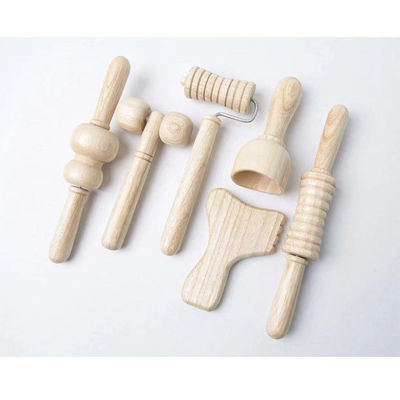Massage musculaire Équipement de massage corporel Roller à bâton de massage en bois fait à la main pour la maison et les soins musculaires