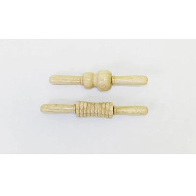 Massage musculaire Équipement de massage corporel Roller à bâton de massage en bois fait à la main pour la maison et les soins musculaires