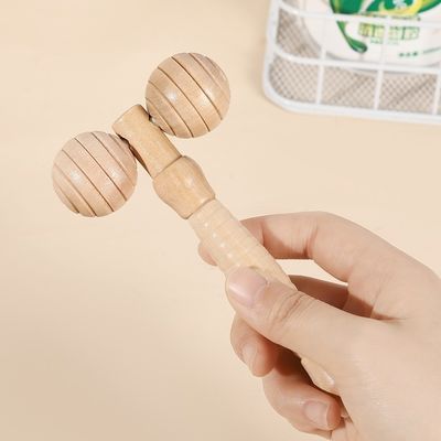 Logo personnalisé disponibled Produit de massage Produits de soins personnels de beauté Produits de beauté en bois Spa de soins de la peau 3D Face Roller Massager Stick