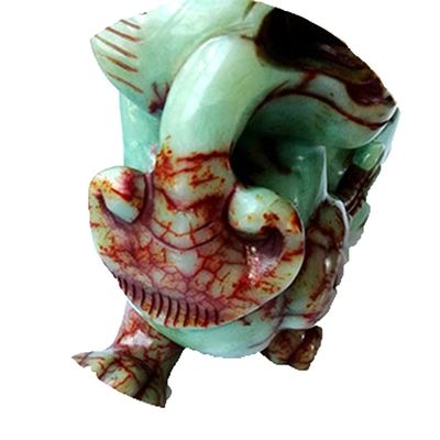 19 kg de crapaud Pixiu sculpté à la main 20 cm Produit le plus vendu pour les collectionneurs d'art