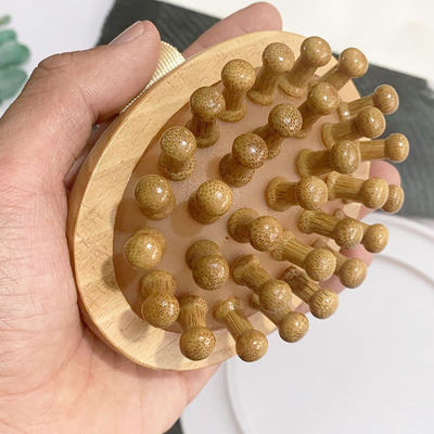 Propriétés Équipement de massage de la tête Arrivées 100% de pinceau de bambou pur Massage populaire Coussin d'air en bois de hêtre Large peigne de bouche