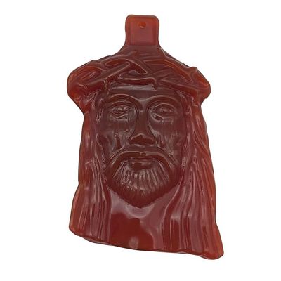 Améliorez votre Feng Shui avec personnaliser le collier de jade naturel pendant charmes micro Jésus-Christ Croix Agate pendant