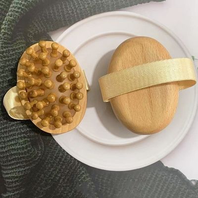 Propriétés Équipement de massage de la tête Arrivées 100% de pinceau de bambou pur Massage populaire Coussin d'air en bois de hêtre Large peigne de bouche