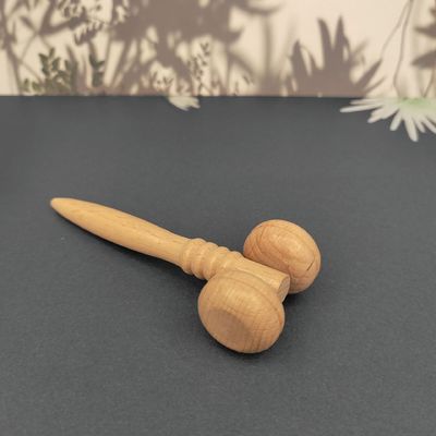 Logo personnalisé DisponibleD Beech Facial Mini Outils de sculpture de bois de la thérapie du visage de massage de rouleau de séries en bois de la thérapie du visage kits