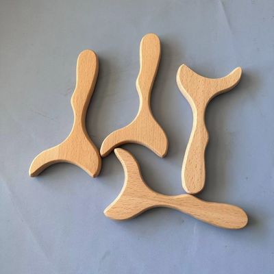 2023 OEM Outils de massage pour la thérapie du bois de hêtre Ensemble de masseur de dos en bois avec logo personnalisé disponibled