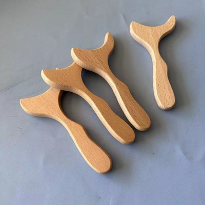 2023 OEM Outils de massage pour la thérapie du bois de hêtre Ensemble de masseur de dos en bois avec logo personnalisé disponibled