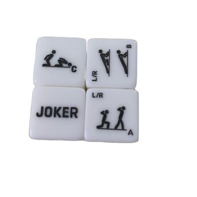 25mm Jade Six Sides Jeu de dés de fitness pour l'entraînement sportif