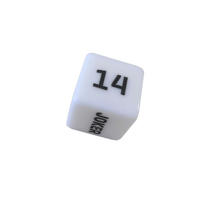 25mm Jade Six Sides Jeu de dés de fitness pour l'entraînement sportif