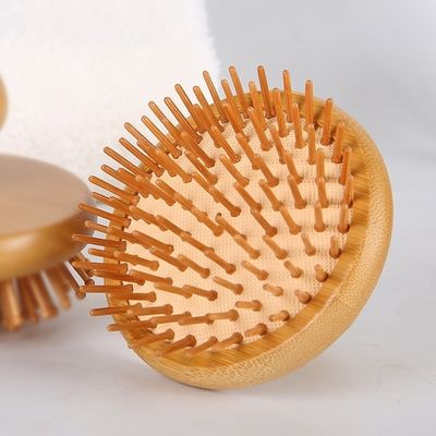 Forme de champignon brun Bamboo Gua Sha Scalp Massage Airbag Peignoir en bois Guasha Outil Tête Relaxeuse Massageur Coiffure de soins de santé de beauté