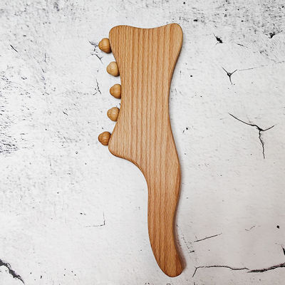Muscles du corps Outil de grattage du bois Gua Sha pour le dos Cou Visage Jambe Drainage lymphatique