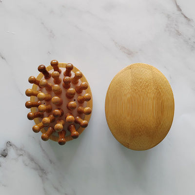 Muscles du corps Marron Populaire Bambou naturel Gua Sha Scalp Massage Airbag Peigne Bois Guasha Outil Tête Relax Massageur Coiffure soins de santé brosse de beauté