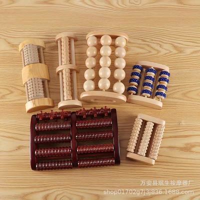 Logo personnalisé Disponibled Massageur à rouleaux en bois pour le massage thénar et le traitement du dragage méridien