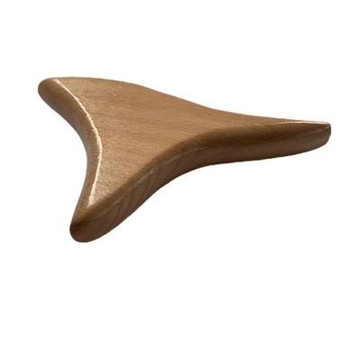 Massageur facial en forme de cône triangulaire bois de hêtre Gua Sha Massage Scraping Board bois Guasha Massageur corps Soins personnels Spa Outil de relaxation musculaire