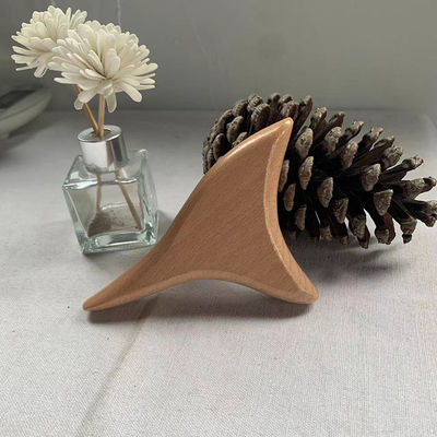 Massageur facial en forme de cône triangulaire bois de hêtre Gua Sha Massage Scraping Board bois Guasha Massageur corps Soins personnels Spa Outil de relaxation musculaire