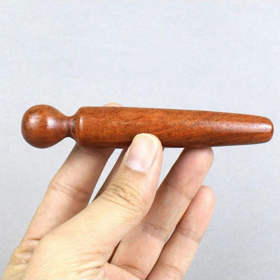 Massage complet du corps Fleur de roseau Réflexologie manuelle Relaxation Acupression Point Plume pour soins de santé musculaire Massageur en bois