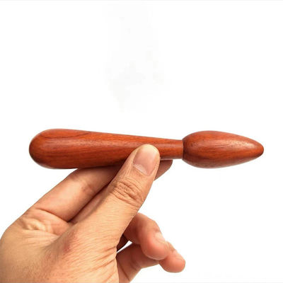 Massage complet du corps Fleur de roseau Réflexologie manuelle Relaxation Acupression Point Plume pour soins de santé musculaire Massageur en bois