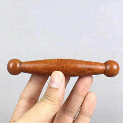 Massage complet du corps Fleur de roseau Réflexologie manuelle Relaxation Acupression Point Plume pour soins de santé musculaire Massageur en bois