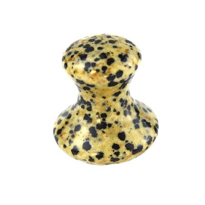Logo personnalisé Disponibled Naturel Jade Champignon Forme Gua Sha Massage Stone pour le visage et le corps soin de la peau Relaxation