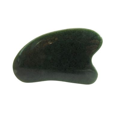 Massage du visage Nephrite naturel de pierre de jade Gua Sha Board pour le visage et le corps Soins de la peau SPA Traitement d'acupuncture