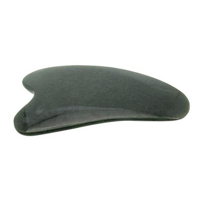 Massage du visage Nephrite naturel de pierre de jade Gua Sha Board pour le visage et le corps Soins de la peau SPA Traitement d'acupuncture