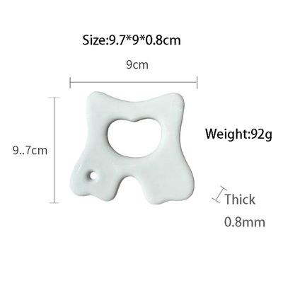 Outil de soin de la peau de beauté Facial Gua Sha Board pour massage en céramique et relaxation musculaire