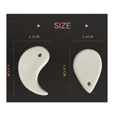 Outil de massage du corps traditionnel en céramique pour une peau anti-âge et lumineuse