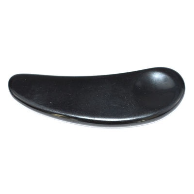 2024 arrivées Noir Obsidian Eye Gua Sha Cuillère Massageur Facial Outils Guasha Pour Le Visage Logo personnalisé Accepté